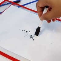 Fundas de Plástico Transparente Personalizadas, Reutilizables, para Escribir y Borrar, con Bolsillos para Archivar Documentos, para Oficina, Estudio, Almacén, Etiquetado
