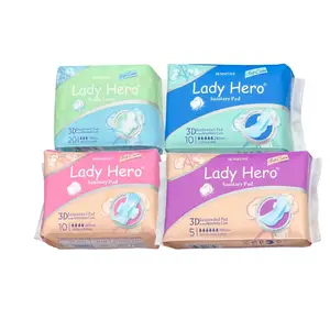 Oem Brand Anion pads Lady hero Menstrual Sanitary Napkin Oem Feminine Comfort Bio Sanitary Pad Sanitary Napkins Private Label