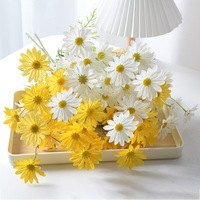 Kunstmatige madeliefjesbloemen, hoogwaardig realistisch, voor woonkamer, eettafel, huisdecoratie, bruiloft, feest, fotografie-accessoires