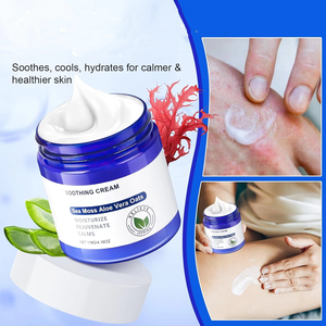 Lenisci la tua pelle con tutta la <span class=keywords><strong>crema</strong></span> Eczema naturale a base di muschio di mare, Comfort idratante per la pelle sensibile e secca - Product Image 3