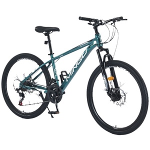 Vélo <span class=keywords><strong>MINGU</strong></span> 26/27,5 pouces tout-terrain à vitesse variable, cadre en acier au carbone, freins à disque doubles, pédales perlées, vélo pour étudiants - Product Image 5