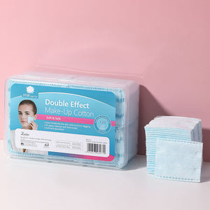 LMLTOP UUKKG 120 pièces 100 pièces Tampons de <span class=keywords><strong>coton</strong></span> cosmétiques carrés colorés pour sandwichs, démaquillant, 3 couches, tampons de <span class=keywords><strong>coton</strong></span> absorbants U10-U12 - Product Image 6