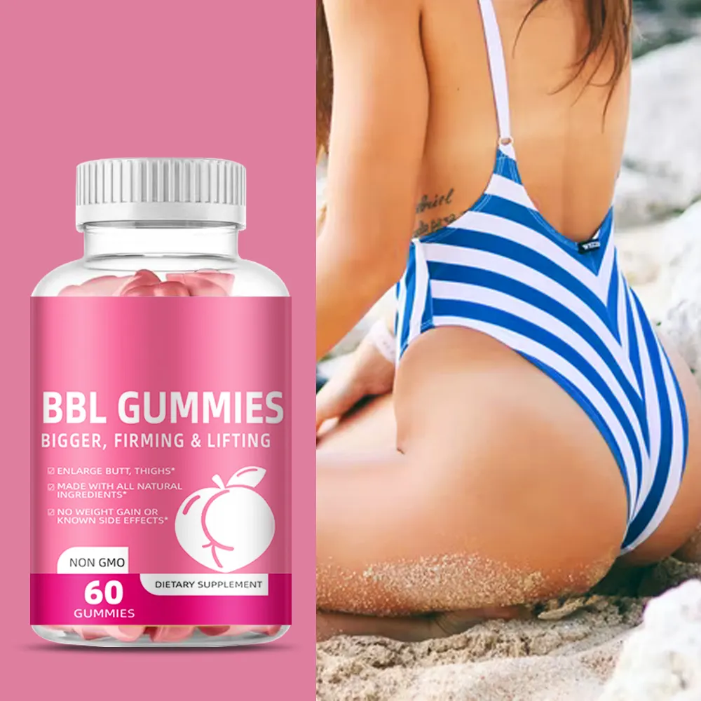 OEM 개인 상표 엉덩이 확대 리프팅 gummies BBL 거미