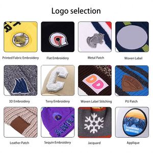 Gorros de Punto Personalizados con Logotipo de Texto Bordado e Imagen Impresa, Diseño Personalizado, Gorro Cálido de Invierno - Product Image 6