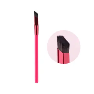 FEIYAN Free Sample New Look Plastic Handle Angle Tapered Triangle Cube Shape Wild Alori Canvas Concealer Brush For Hair Stroked