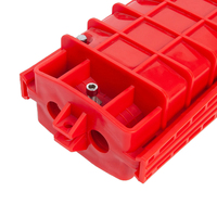 Heavy Duty 96 Cores FTTH Inline Splice Closure 8 Trays Mechanical Sealing Waterproof PP Material Temperature Range Fiber Optic