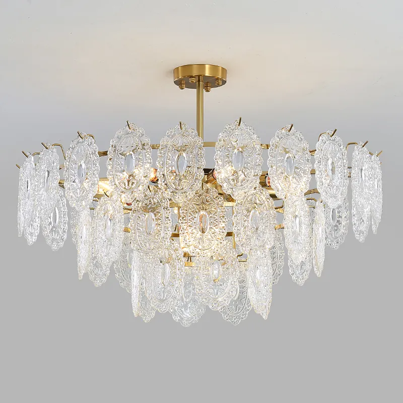 Crystal chandelier lamp for wedding home decor zoomer light for ceiling luxury hanging light modern lighting fixtures chandelier