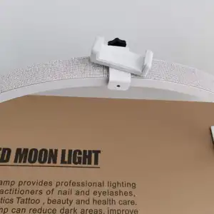 Rosa weiß Cure doppel-Maniküre-Tischlicht Slim-Line Großhandel Schreibtisch UV-Leuchte Mondnagellampe Individuelles Logo