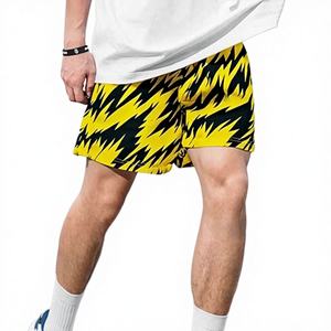 High Quality <b>Vintage</b> Solid Heat-Transfer Printed Mesh 100% Polyester <b>Men's</b> <b>Shorts</b> Custom Logo Casual - Product Image 1
