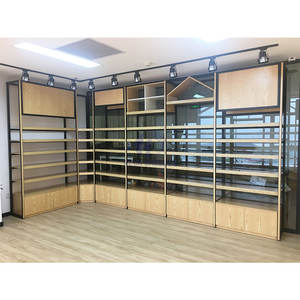 <span class=keywords><strong>Etagere</strong></span> Murale et Étagères de présentation Étagères murales en acier inoxydable Étagères à cosmétiques pour magasins - Product Image 4