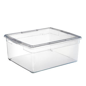 Manufacturer home clear 17L plastic storage organizer bins