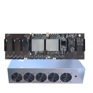 高品质X79直播游戏9 GPU X79电脑机箱，带9件580显卡电脑机箱