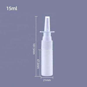 Botella de Spray Nasal Profesional de 10ml-60ml, Recargable, de Plástico, Botella de Spray Nasal de 20ml - Product Image 3