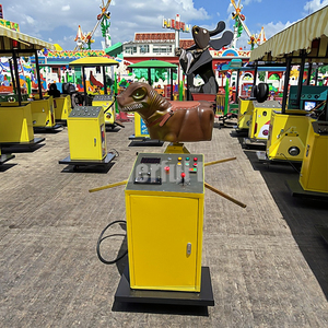 <span class=keywords><strong>Juego</strong></span> de máquina de dinosaurio inflable con control remoto Paseo de dinosaurio mecánico de velocidad ajustable para adultos Uso en interiores/exteriores - Product Image 1