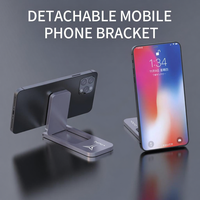 Support de téléphone et d'ordinateur portable pour bureau et tableau de bord de voiture, en alliage d'aluminium flexible, anti-corrosion, avec logo personnalisé OEM/ODM, hauteur réglable