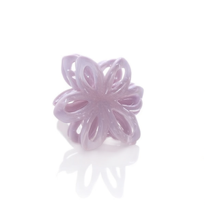 Fermaglio per capelli Angelina Openwork Flower Claw Clip da 8 cm per donna, accessorio per capelli alla moda - Product Image 1