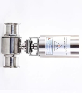Sanitary Pneumatic Tri-<b>Clamp</b> Ball SS304 Stainless Steel Air Operated <b>Quick</b> <b>Clamp</b> Ball XB001 Brief Selling Points Material Full S - Product Image 1