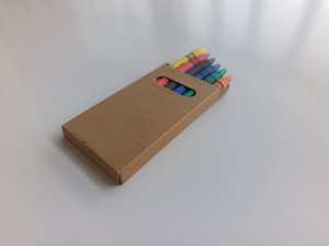 BSCI Facoty更便宜的正常质量EN71-3标准6PCS不同颜色的蜡笔套装 - Product Image 3