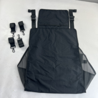Hamac Enfant pour Poussette, Hamac Caddie pour Bébé Voyage, Écharpe Hamac de Poussette