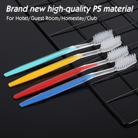 Brosse à dents jetable avec dentifrice pour hôtels, kit d'hygiène portable pour salle de bain d'hôtel, fournitures hôtelières personnalisées, kit de toilette format voyage