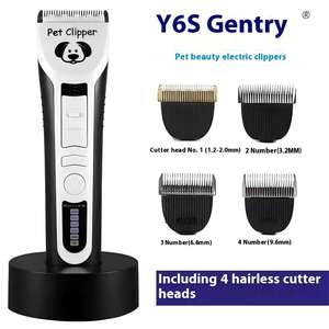 Kit de toilettage silencieux pour animaux de compagnie <span class=keywords><strong>Tondeuse</strong></span> à cheveux professionnelle sans fil pour chiens <span class=keywords><strong>Tondeuse</strong></span> pour chiens et chats Tondeuses pour animaux de compagnie - Product Image 2