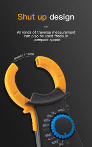 แคลมป์มิเตอร์ดิจิทัลสำหรับตรวจจับแบบ VC3266L + อุปนัยมัลติฟังก์ชันมัลติมิเตอร์ - Product Image 6