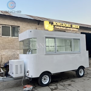 Food Truck pour Vendeurs Américains, Remorque de Camping Multifonctionnelle en Acier Inoxydable de 13 Pieds pour Snacks et Aliments au Canada - Product Image 4