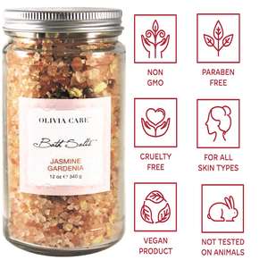 Coffret cadeau de sel de bain pour femmes, contenant de l'huile de citron et mulsion de <span class=keywords><strong>pied</strong></span> hydratante, salière de bain (environ 300.5g), dames - Product Image 2