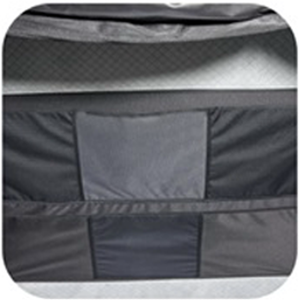 Tente de toit de voiture triangulaire ultra-fine en aluminium 9CM Capacité de charge 300kg Camouflage Ouverture automatique rapide - Product Image 6