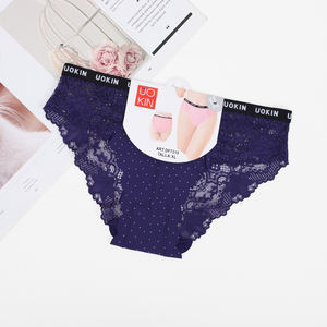 UKIN nylon caliente sexy señoras <span class=keywords><strong>maduras</strong></span> bragas ver a través de encaje trasero transparencia encaje spandex calzoncillos - Product Image 2