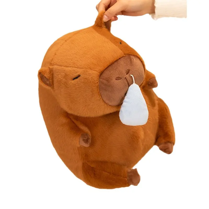 Sevimli capybara dolması hayvan oyuncaklar özel renk özel boyut özel tedarikçiler üretici peluş oyuncaklar yumuşak oyuncaklar