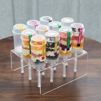 Lot de 24 contenants cylindriques réutilisables en plastique avec couvercles, multi-usages pour glaces et desserts faits maison, fabriqués en Chine