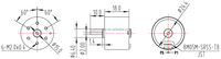 Moteur sans balais à capteur Hall BL2418 BLDC triphasé pour ventilateur de maison intelligente, fer à friser et appareils électroménagers