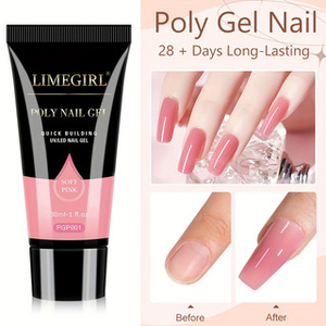 <span class=keywords><strong>Kit</strong></span> profesional de extensión de <span class=keywords><strong>uñas</strong></span> para arte DIY, juego de manicura de Gel UV polivinílico completo con lámpara LED, poligeles semipermanentes de resina de 15 ml - Product Image 2