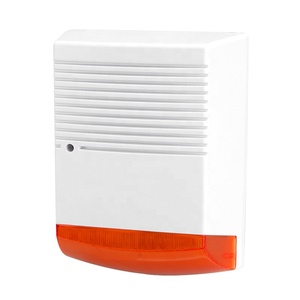 Sirène factice filaire et sans fil à prix d'usine, <span class=keywords><strong>fausse</strong></span> cloche factice avec lumière stroboscopique LED clignotante - Product Image 1