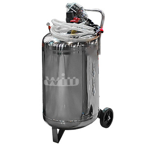Auto wasch spray Schaum Blaster Eimer HUTZ 70L Edelstahl Tank Seifen wachs spender FC70SD01 Schnees chaum Nubulizer Pump mit Rädern - Product Image 6