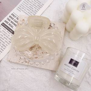 Pince à cheveux en plastique au design OEM, nouvelle mode populaire, accessoire pour cheveux en forme de nœud, couleur bonbon - Product Image 6