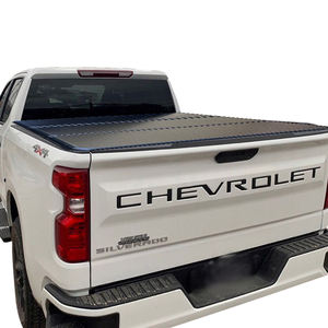 Zolionwil Pickup Aluminium Camion Roll Cover Tri Fold Tonneau Cover pour GMC Colorado <span class=keywords><strong>Silverado</strong></span> 2015 + - Product Image 1
