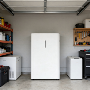 Système de stockage d'énergie solaire hybride pour la maison, batterie au lithium 15 kWh, système d'alimentation de secours - Product Image 5
