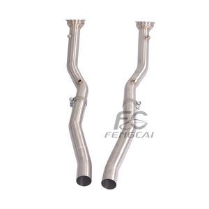 Collecteur d'échappement droit en acier inoxydable pour Ferrari F12 812 812GTS 6.2L – Amélioration des performances et des performances énergétiques - Product Image 2