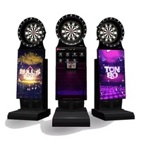 Machine de jeu de fléchettes électronique d'arcade professionnelle pour clubs, France Allemagne Europe, avec jeu de fléchettes à domicile, garantie 1 an, version anglaise