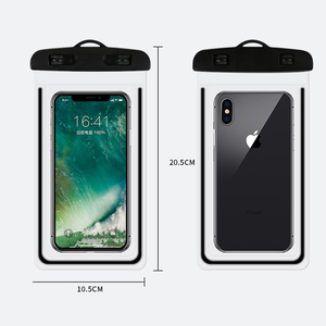 Luminoso fluorescente subacqueo in PVC impermeabile del telefono cellulare custodia a secco con cordino per iphone <span class=keywords><strong>Samsung</strong></span> telefono cellulare - Product Image 3