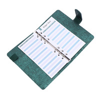 Carnet de notes A5 A6, classeur économique, planificateur, organiseur avec accessoires personnalisés, enveloppes et portefeuilles