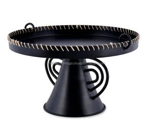 Tabletop <b>Cake</b> <b>Stand</b> Metal Design <b>Cake</b> Server With Premium Quality Finishing For Home Decor And Ocassional Uses With Fine <b>Marble</b> - Product Image 5