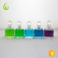 Diffuseur de roseaux d'arôme écologique de conception de citrouille transparente 102ml avec autocollant de marque privée