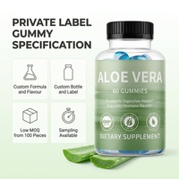 Fabricant de Compléments Alimentaires Gommeux Naturels à Marque Blanche, Gommes à l'Aloe Vera, Formule et Saveur Personnalisées OEM, Faible MOQ