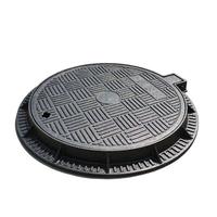 Couvercle de manhole en fonte ductile de haute qualité, conforme à la norme EN124, personnalisé pour le drainage des eaux usées, surface antidérapante, moulage de précision