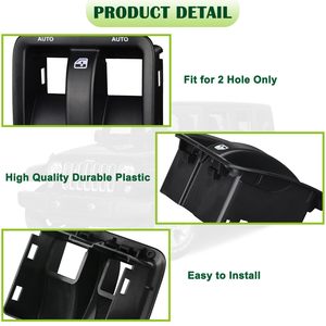 Jeep <b>Window</b> Lift Switch Cover 1RP75DX9AC ABS Dash <b>Panel</b> Replacement Part - Product Image 3