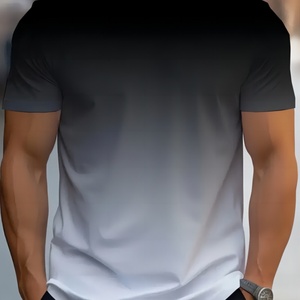 T-shirts pour hommes en gros 2024, 100% polyester, t-shirts vierges pour sublimation, t-shirts imprimés, manches courtes, hauts confortables - Product Image 6