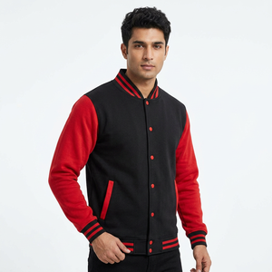 Hot Sale <b>Men</b> Embroidery Varsity <b>Jacket</b> Custom Logo Baseball <b>Jacket</b> Custom Varsity <b>Jacket</b> - Product Image 1
